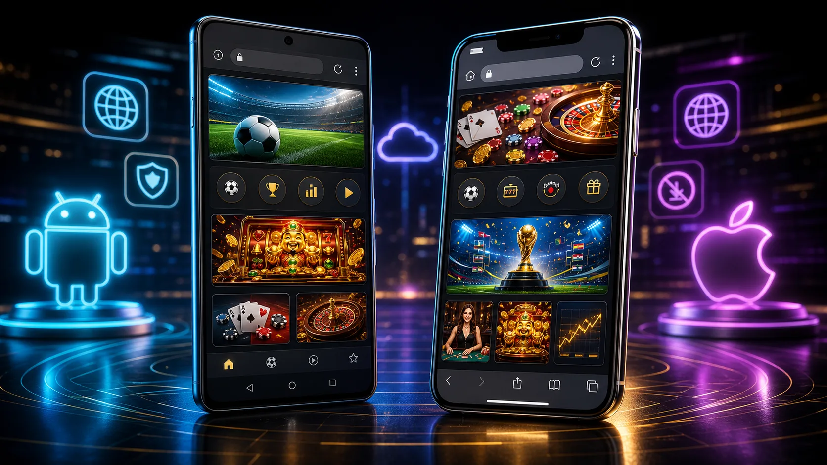 Experiência bustabit compatível com Android e iOS no navegador mobile